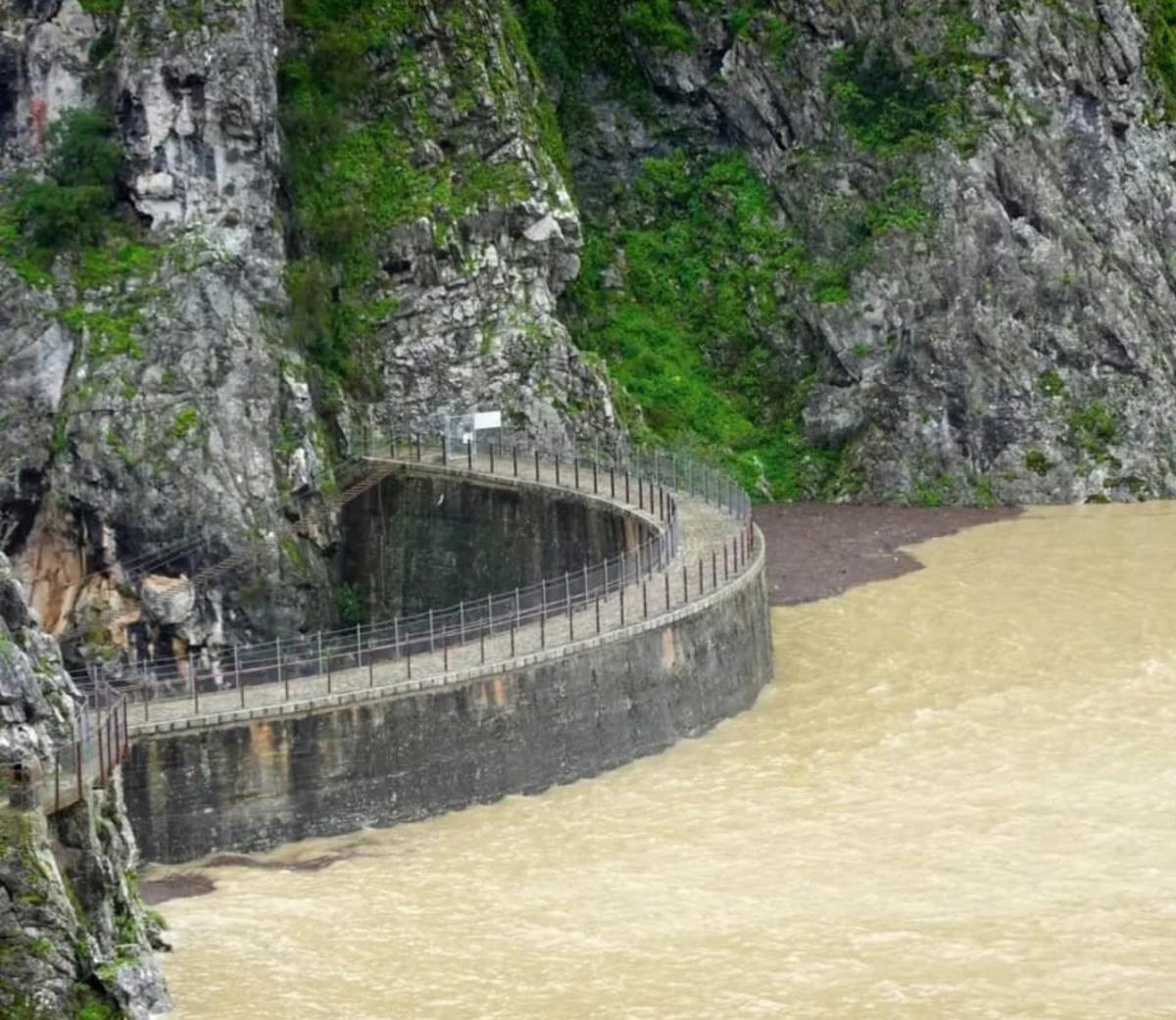 Estado actual de la prensa de Montejaque.