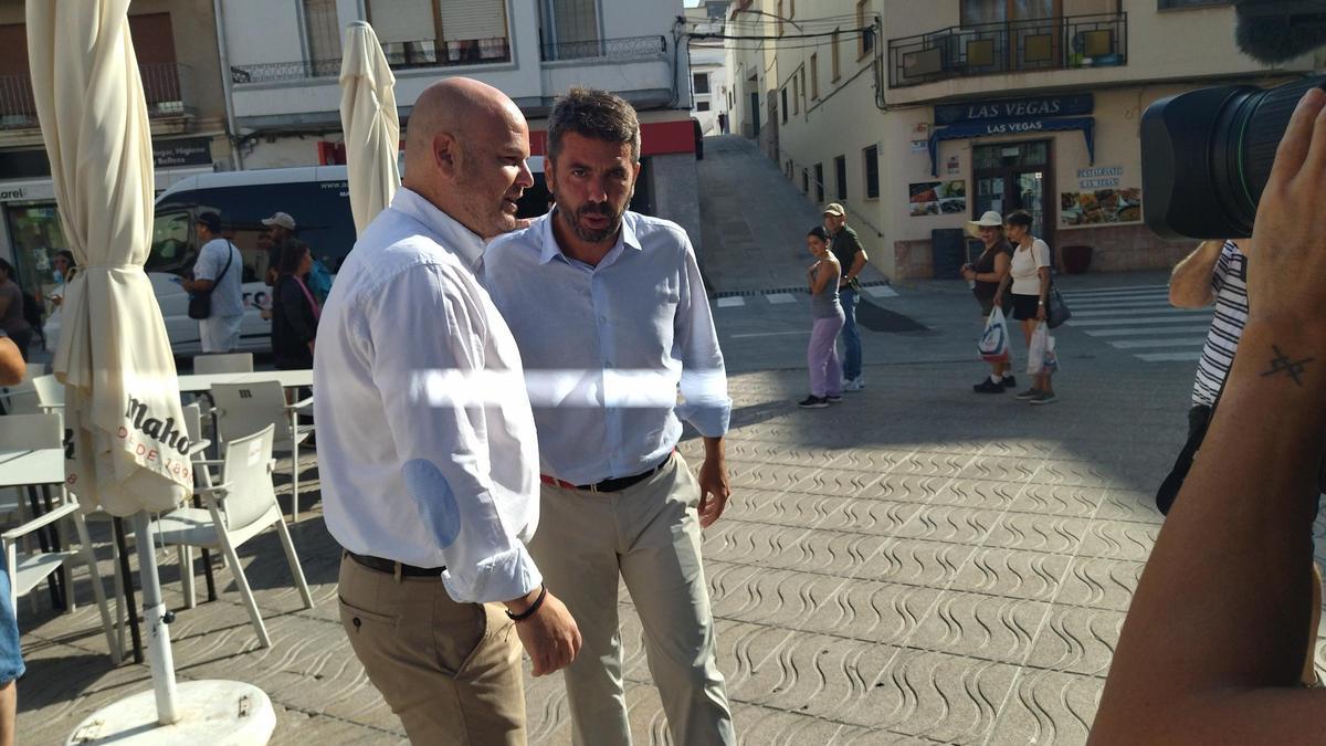 El alcalde de Teulada recibe a Mazón
