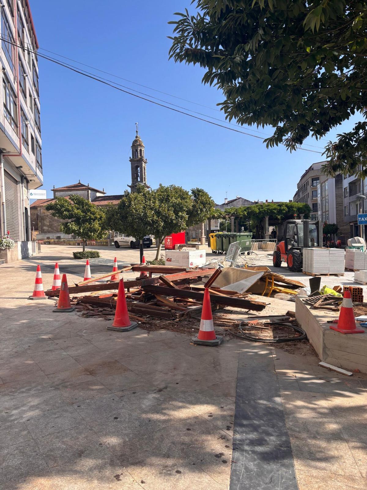 La retirada del quiosco modifica la vista del parque.