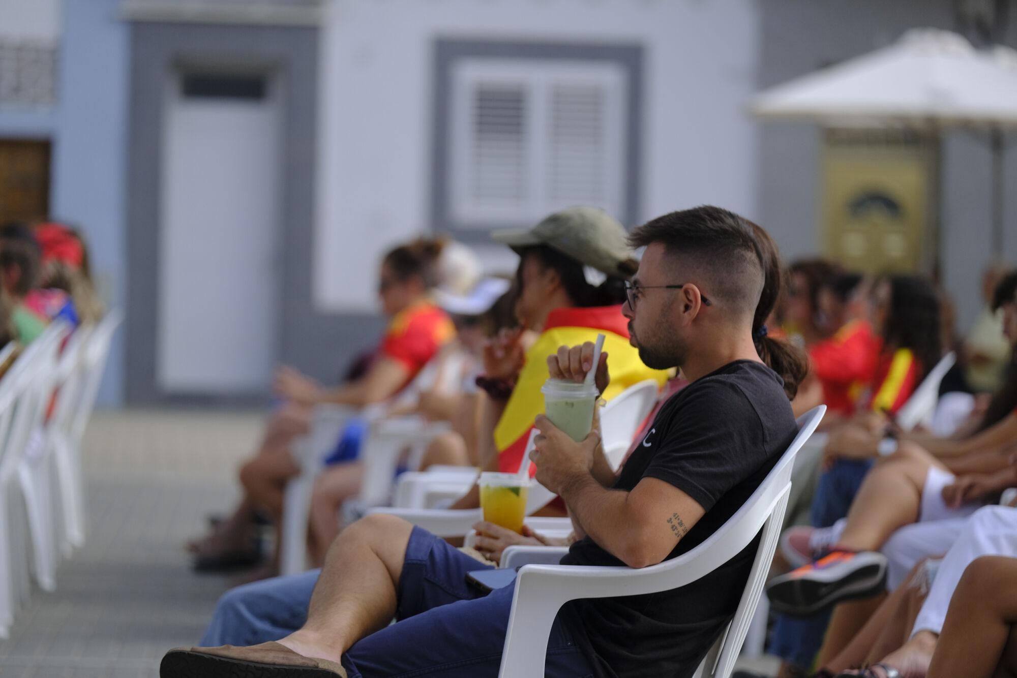 Ambiente de la final de la Eurocopa femenina de fútbol 