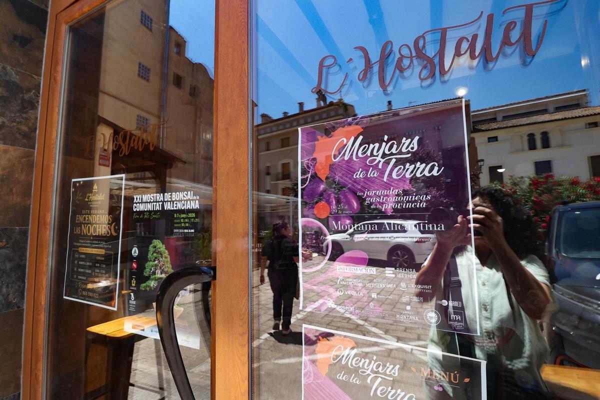 Las imágenes de "L'Hostalet" en Cocentaina en las jornadas "Menjars de la Terra"