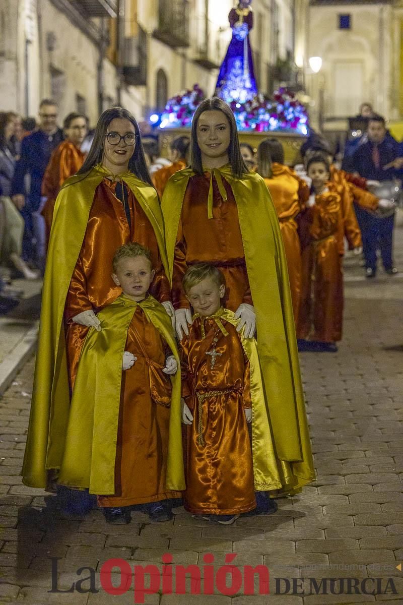 Los niños toman las calles de Caravaca en la procesión de Lunes Santo