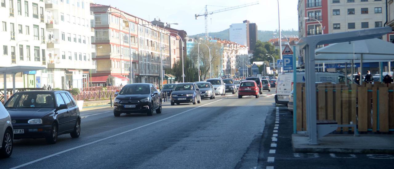 La avenida Rodrigo de Mendoza es una de las calles con más tráfico de la ciudad.