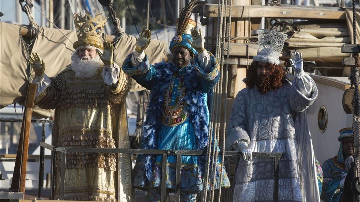 Llegada de los Reyes Magos de Oriente a Barcelona, el 5 de enero del 2019
