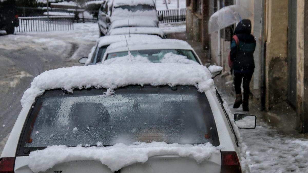 La nieve vuelve al interior de la provincia de Alicante