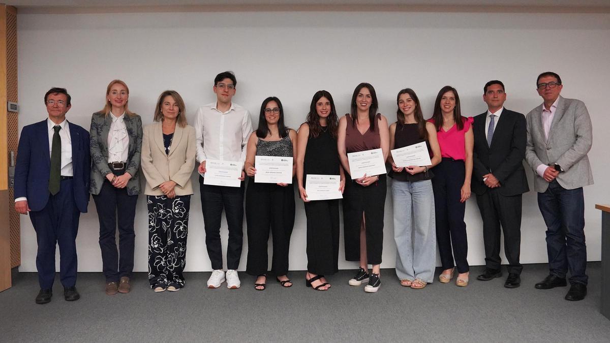 Les guanyadores de la quarta edició dels premis impulsats per Incliva a dones investigadores.