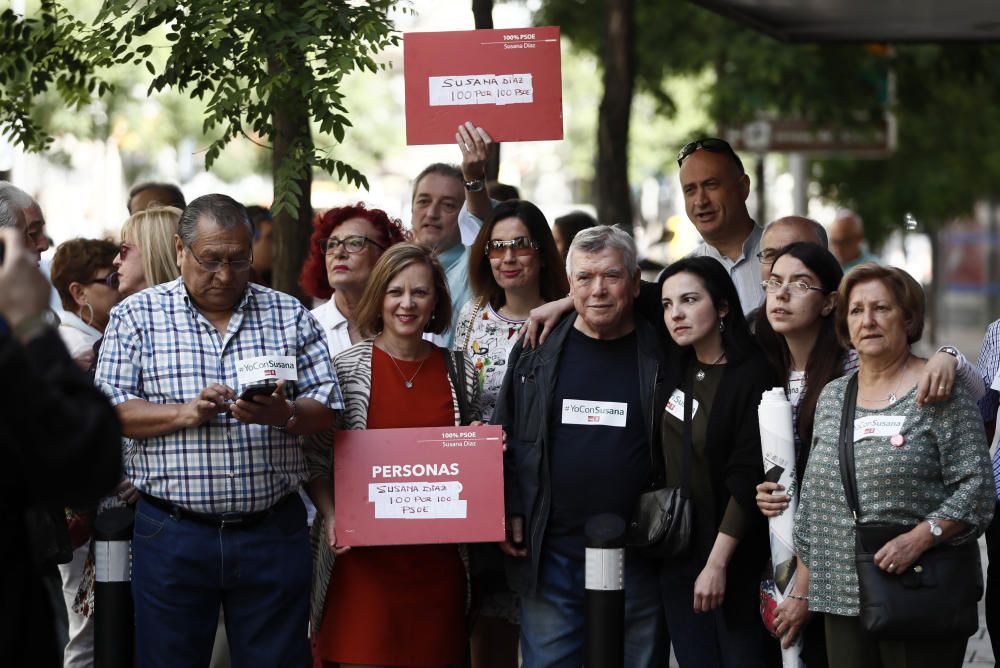 El debate entre los candidatos del PSOE, en imágenes