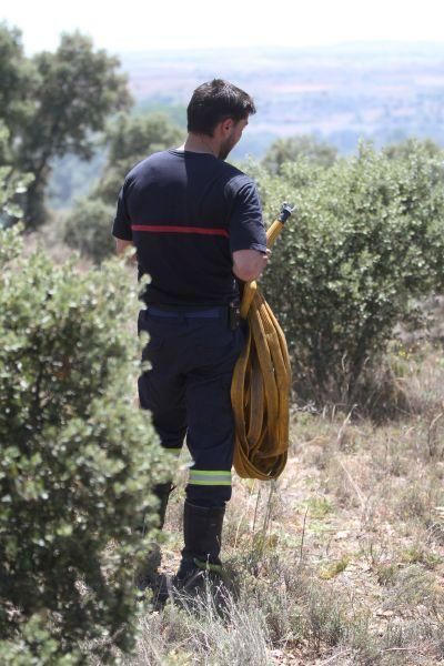 Fuego en las bodegas de Valcabadino