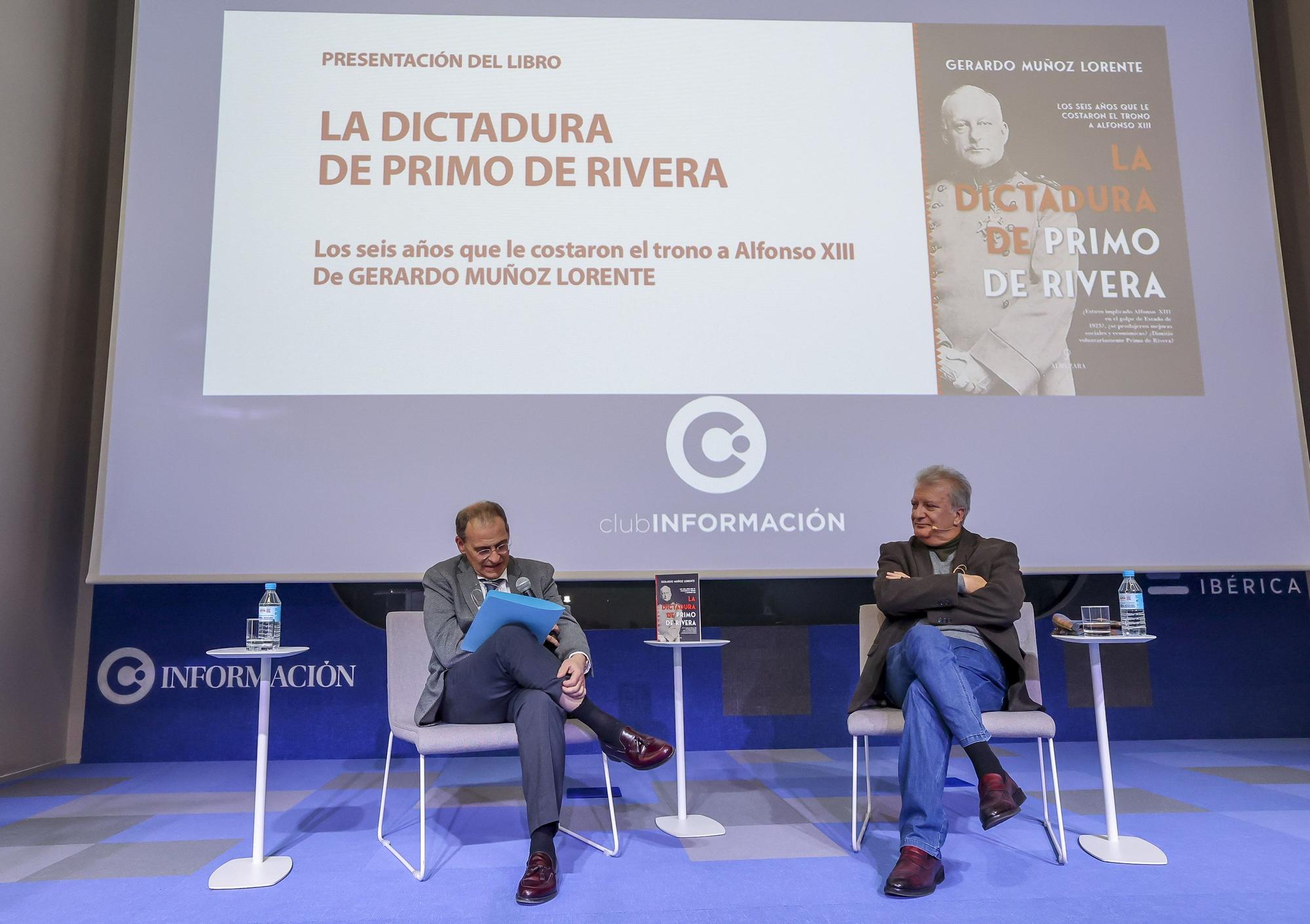 Presentación del libro "La dictadura de Primo de Rivera" por Gerardo Muñoz