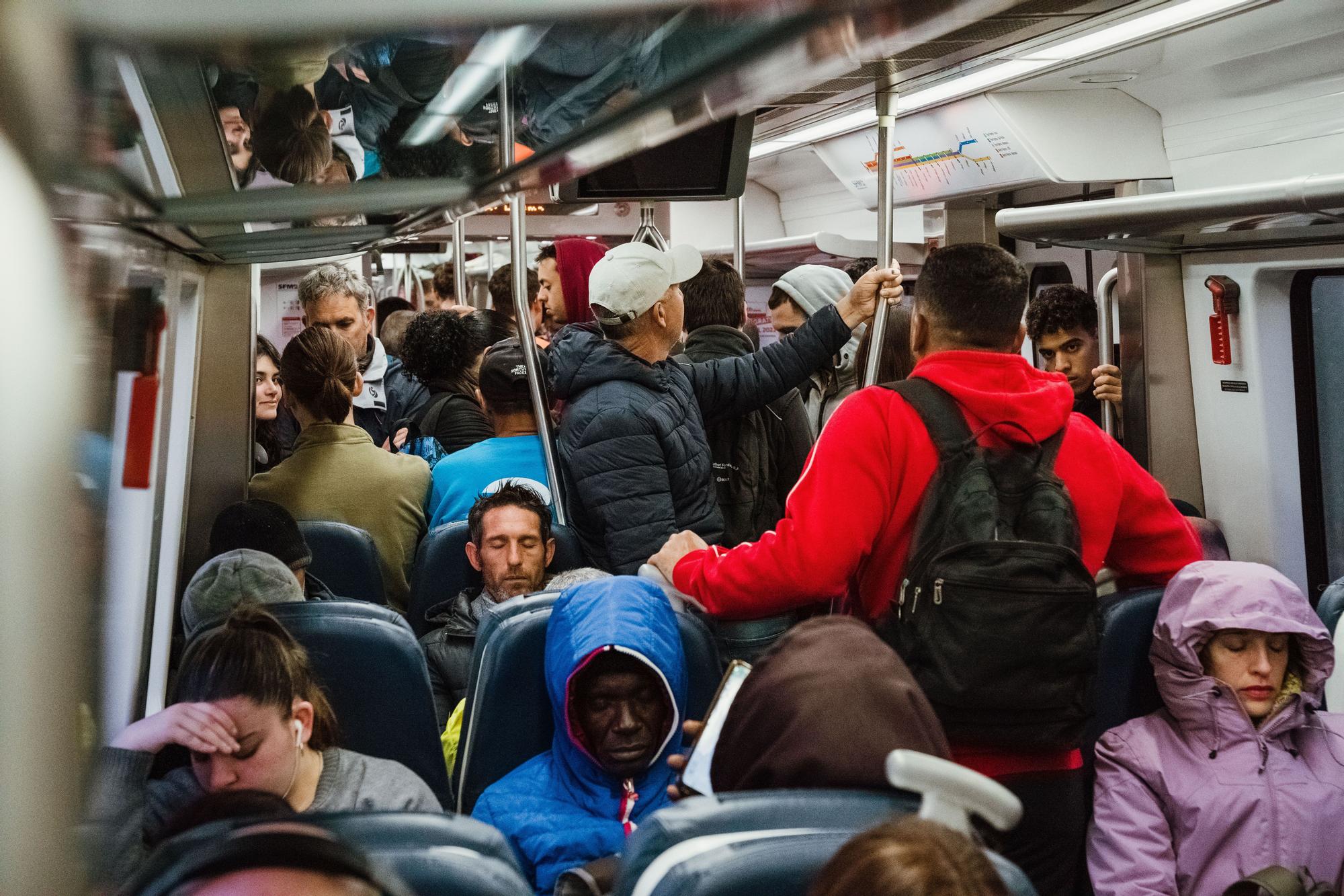 Colapso en el tren de Mallorca