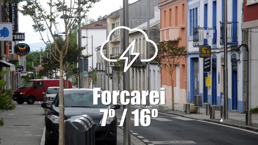 El tiempo en Forcarei: previsión meteorológica para hoy, jueves 15 de mayo