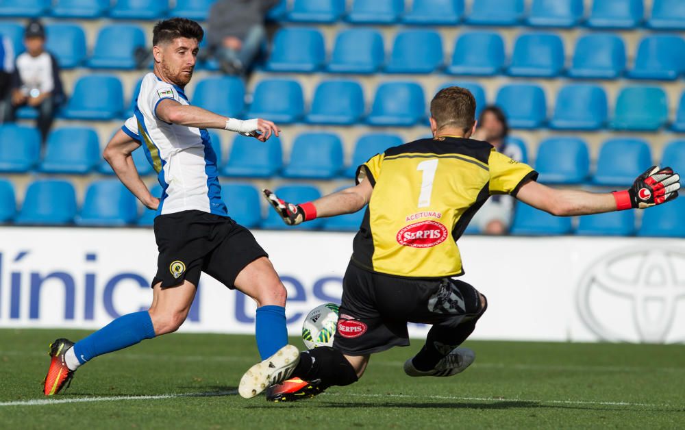 El Alcoyano asfixió la creación del Hércules, sobre todo en la segunda parte.