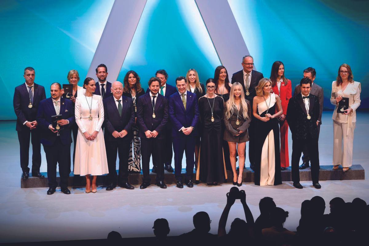 Acto de entrega de las Medallas de Andalucía 2026, hoy, 28 de febrero.