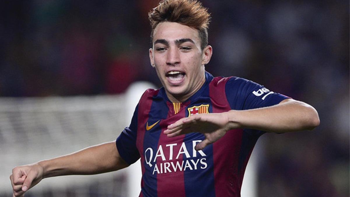 Munir ha protagonizado un debut histórico en el Camp Nou