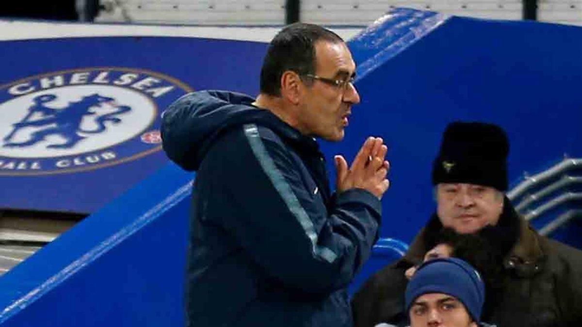 Sarri, cuestionado en el Chelsea