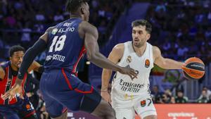 Campazzo, en una acción del encuentro ante el Baskonia