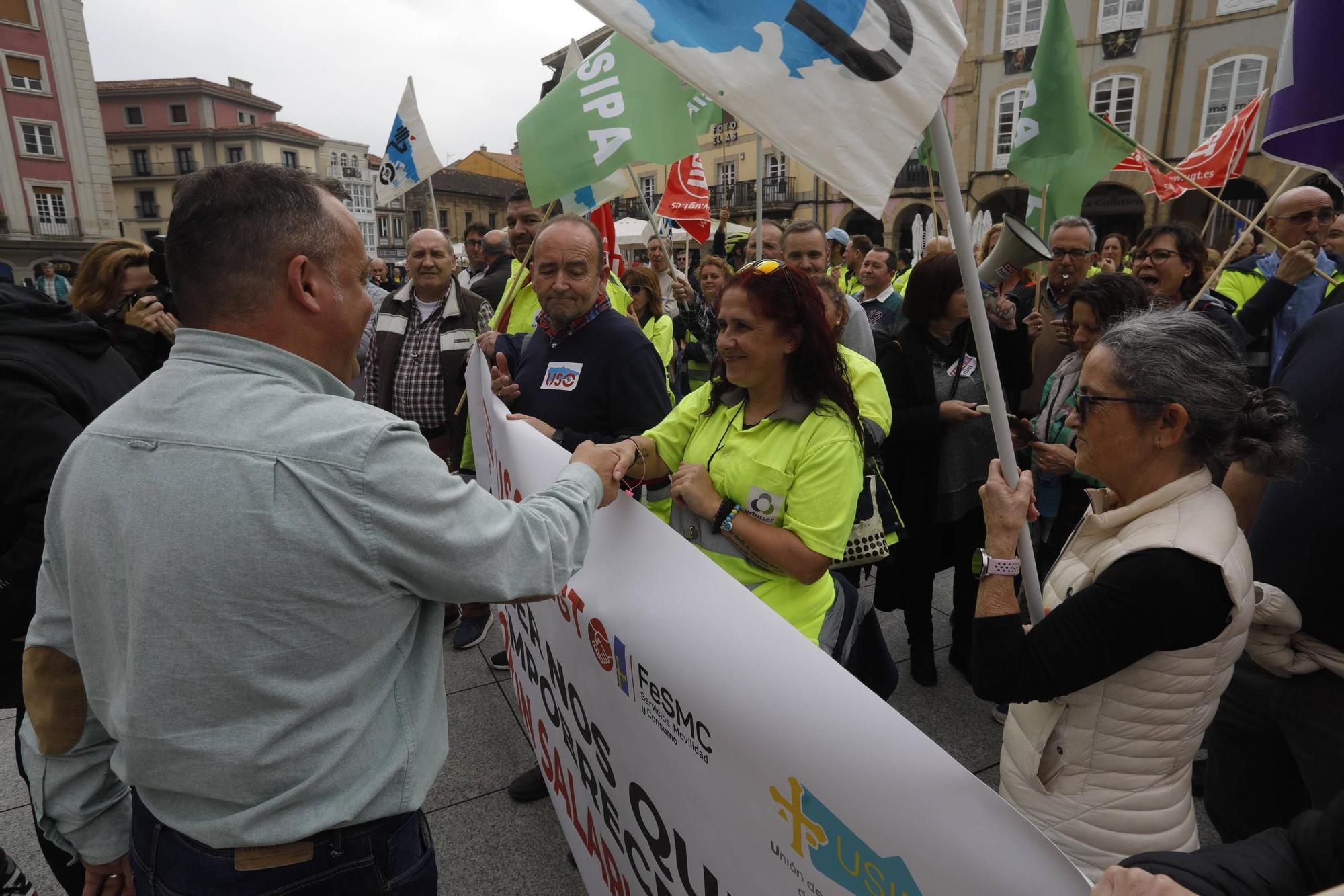 Manifestaci�n de trabajadores de Urbaser (13).jpg