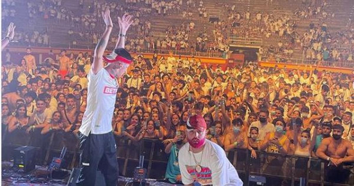 Concierto en la plaza de Toros de Palma, epicentro de los contagios