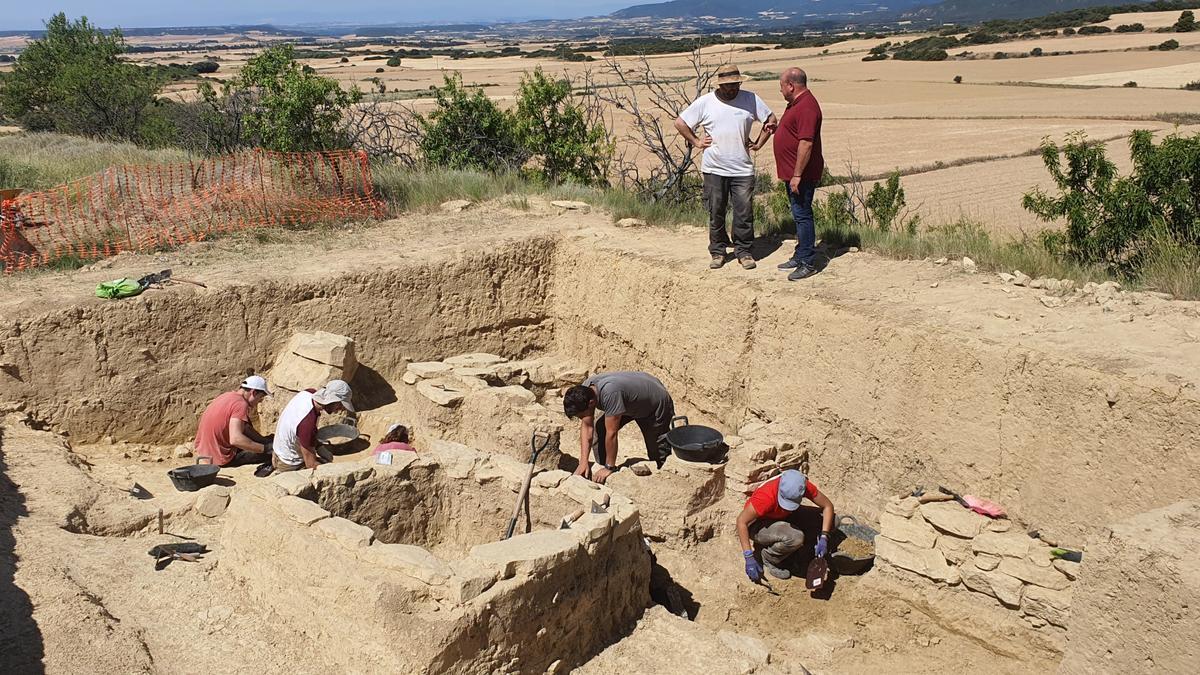 Imagen de la excavación en Cabeza Ladrero.