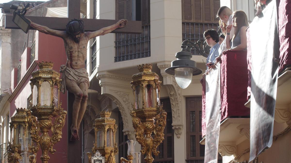 Cristo de la Clemencia, de la cofradía del Mutilado, volverá a salir este Sábado de Pasión.