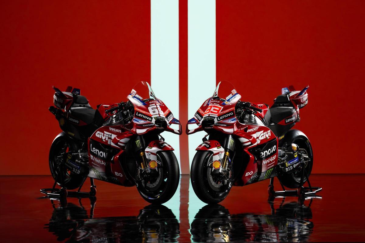 Así es la nueva Ducati Desmosedici GP26 de Marc Márquez y y Pecco Bagnaia