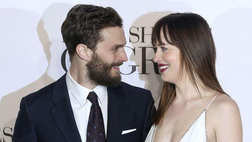 Jamie Dornan y Dakota Johnson.