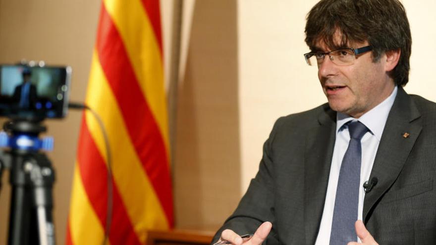 El President Carles Puigdemont.