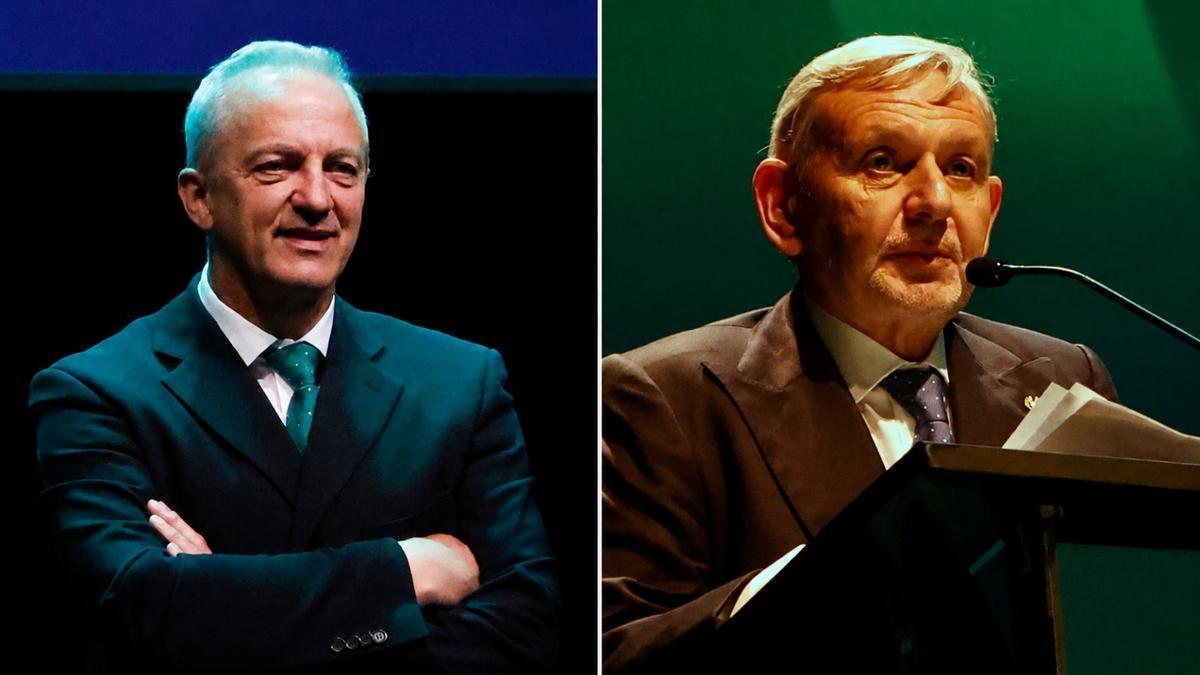 Por la izquierda, Carlos González Tuya y José Ramón Fiaño.