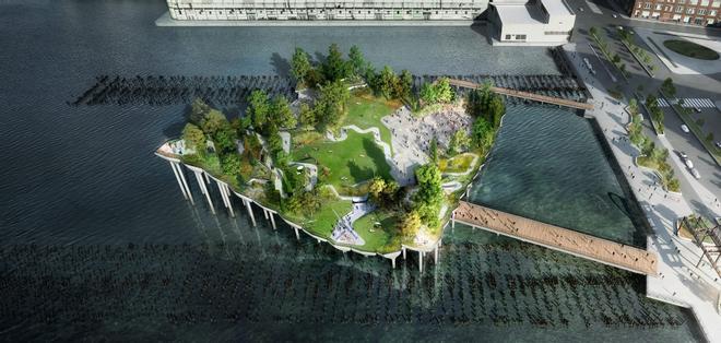 Little Island, parque flotante de Nueva York