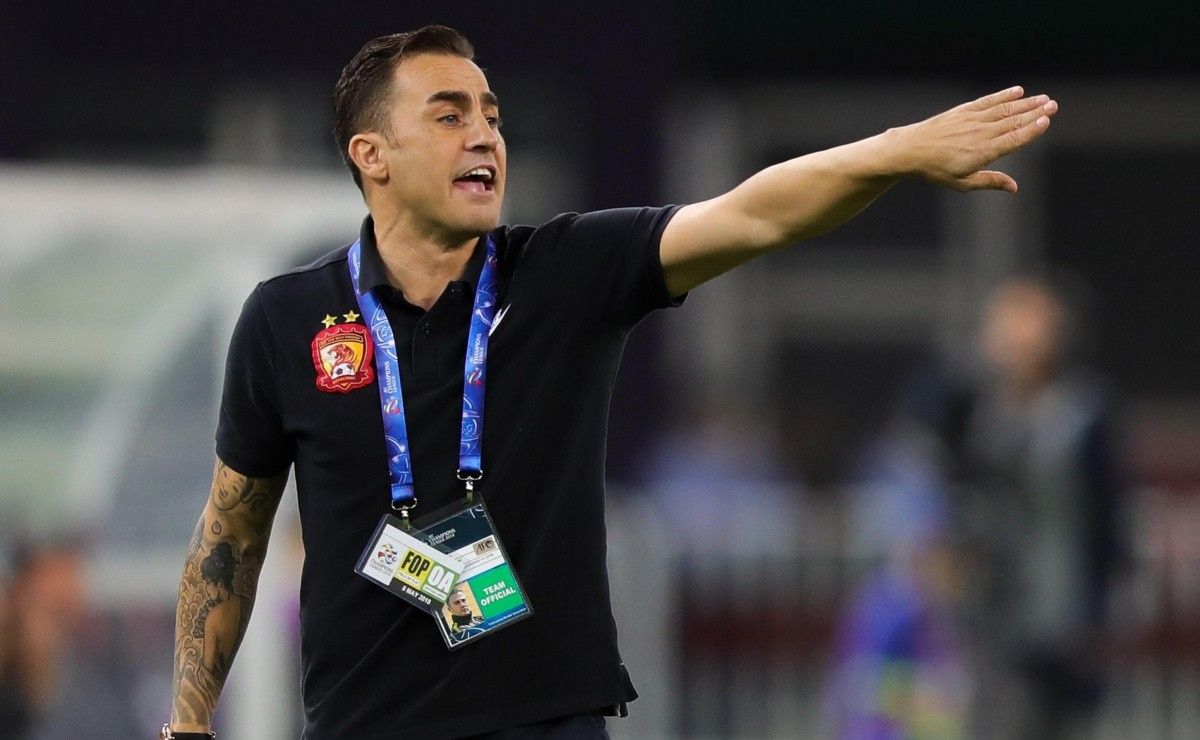 Cannavaro, exentrenador del Guangzhou chino