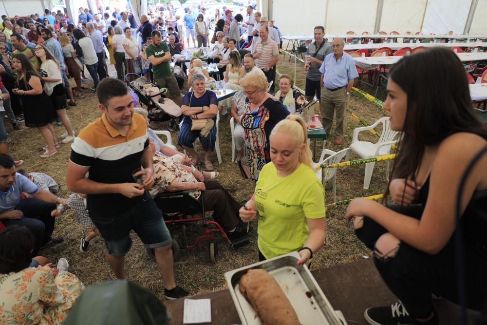 Subasta del ramo y corderada de las fiestas de Santullano de Las Regueras