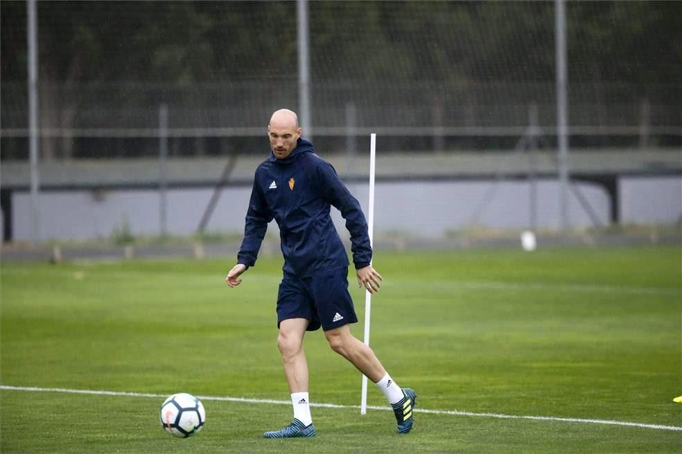 Sesión de entrenamiento del Real Zaragoza