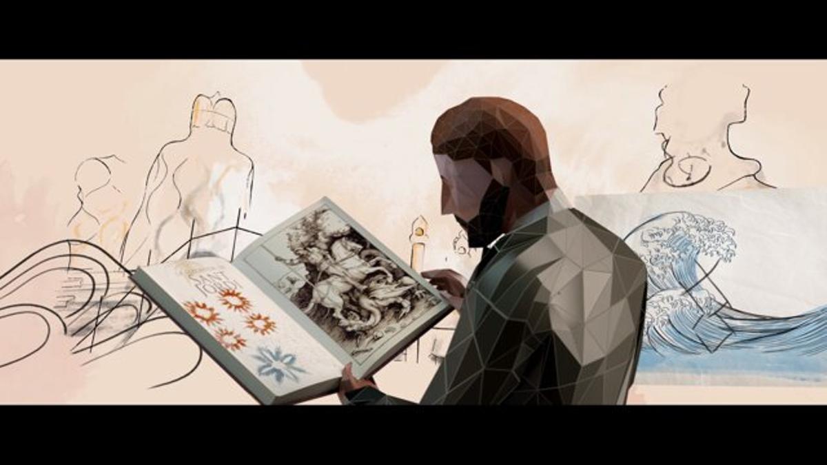 Imagen del corto documental sobre la vida y obra de Antoni Gaudí.