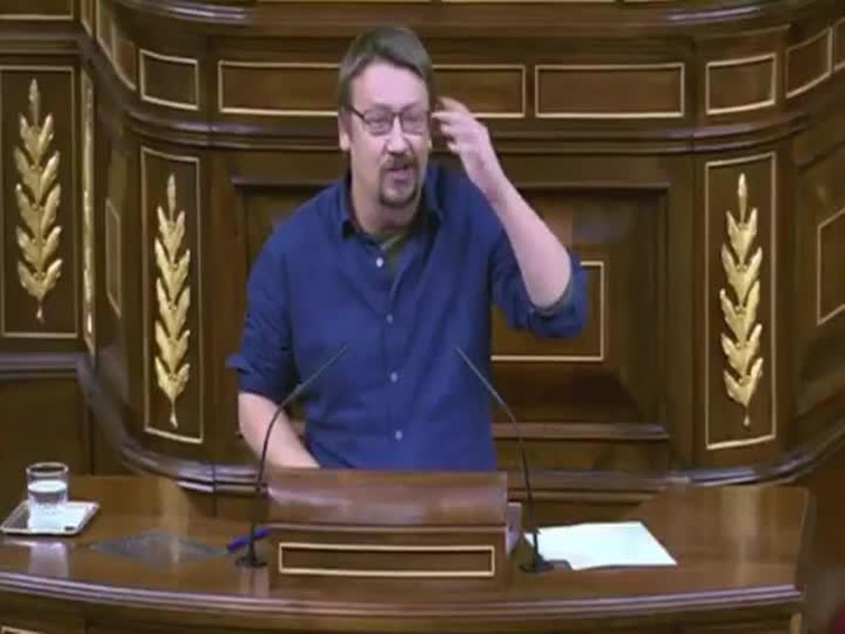 Rèplica d’ERC a la intervenció de Xavi Domènech al Congrés.
