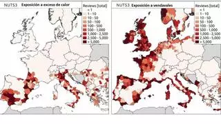 Elaboran el mapa de los destinos turísticos europeos más vulnerables al cambio climático