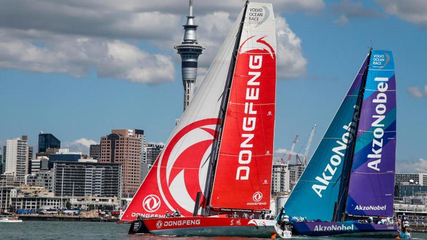 El Dongfeng se impuso este sábado en la regata costera de Auckland en la Volvo Ocean Race