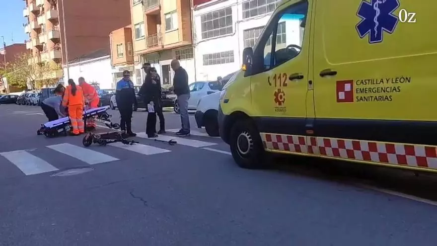 Accidente con un patinete en Benavente: hay un herido