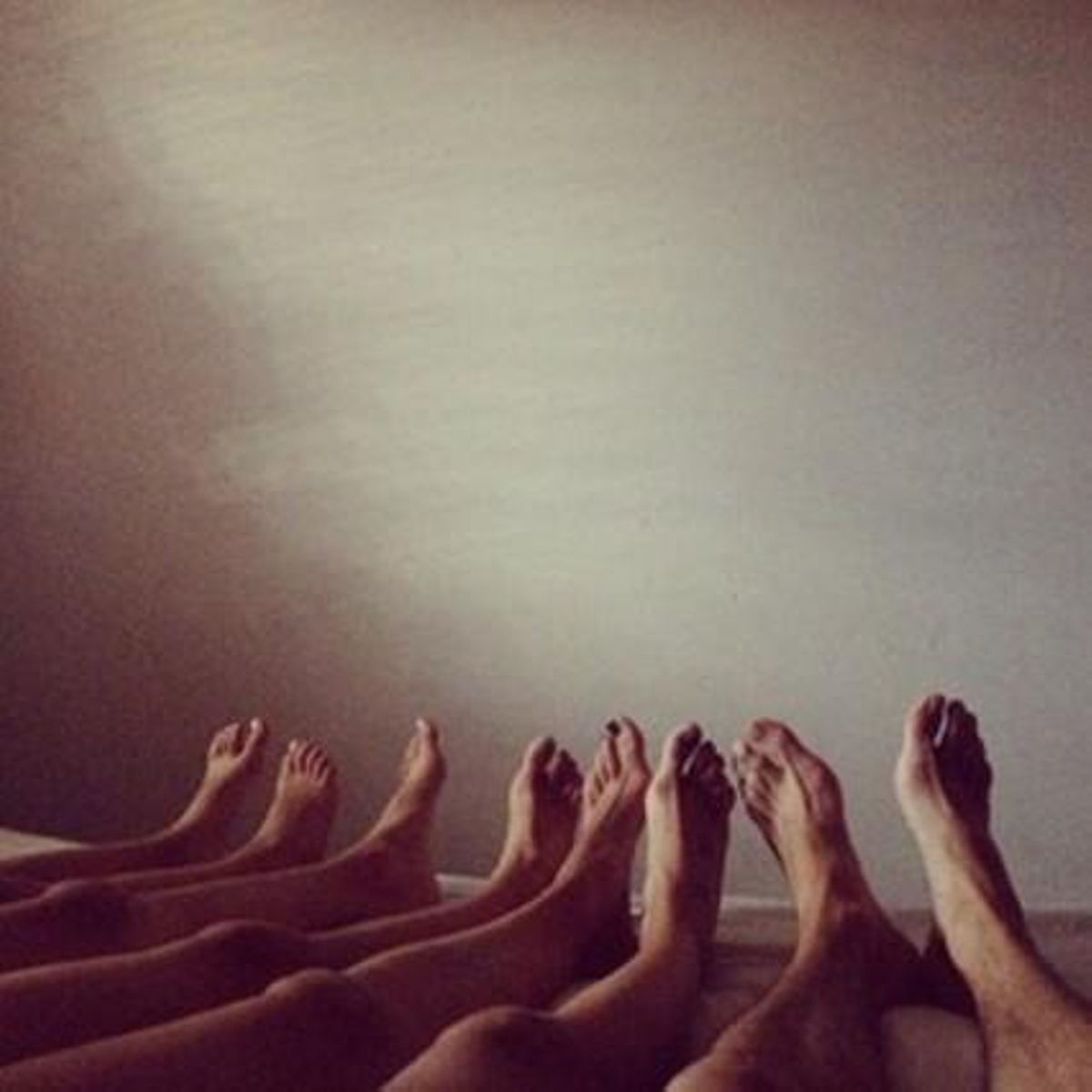 Foto de família. Per fi tots junts a casa, encara que només sigui unes hores.