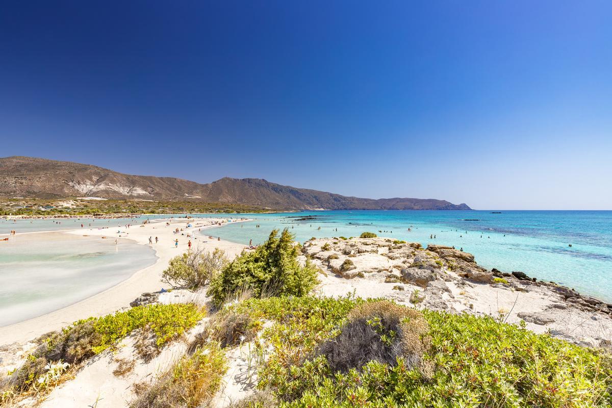 Playa de Elafonisi, Isla griega.