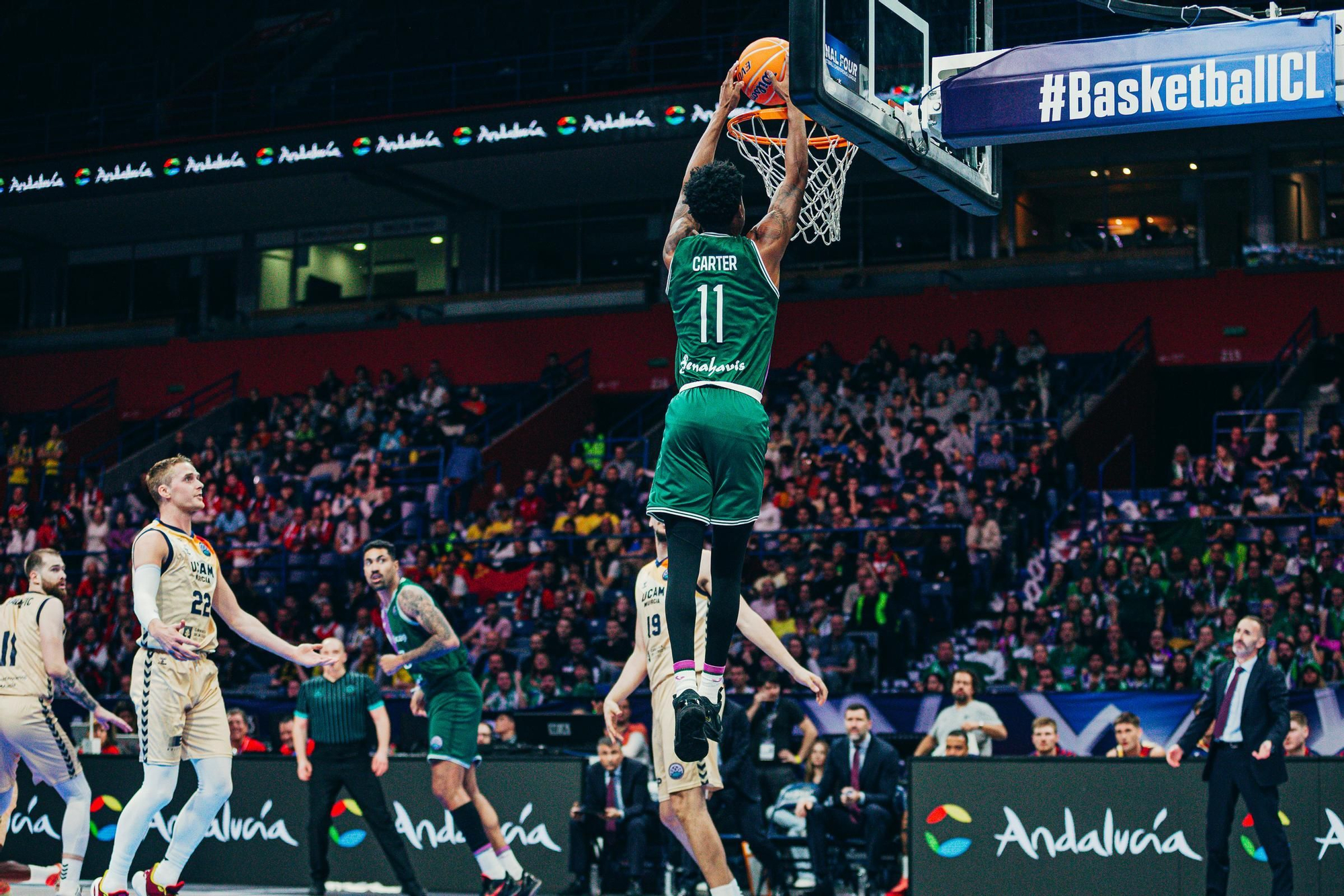 El UCAM Murcia - Unicaja de la Final Four de la BCL, en fotos