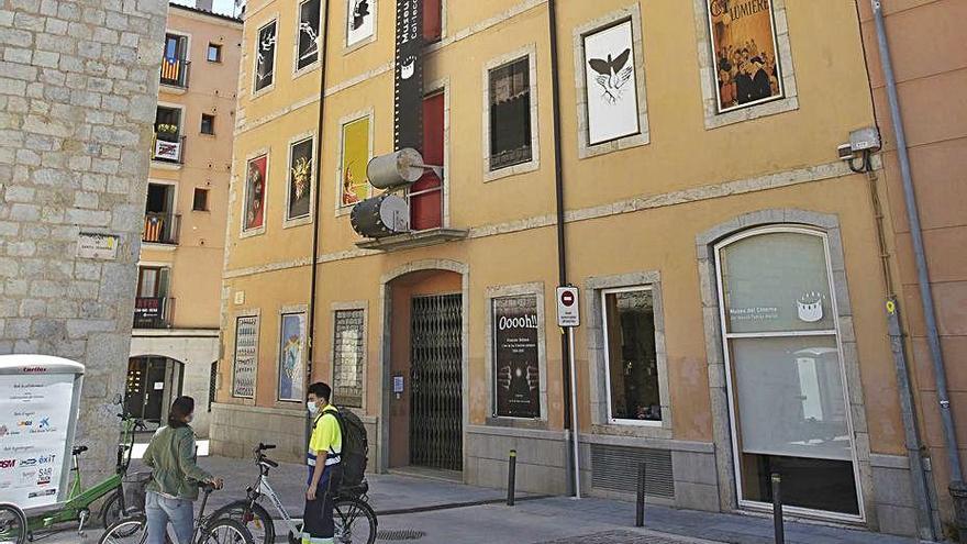 La façana del Museu del Cinema de Girona.