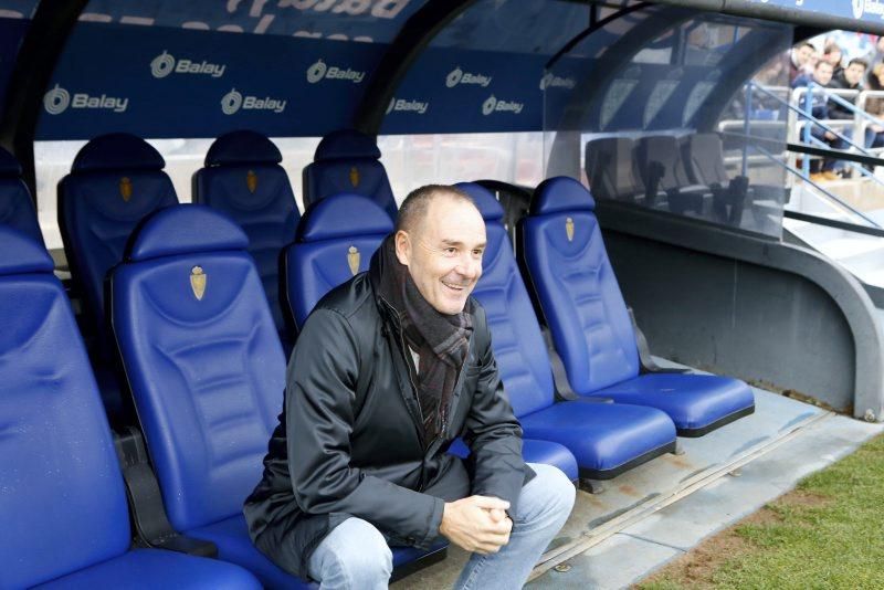 Presentación del nuevo técnico del Real Zaragoza, Víctor Fernández