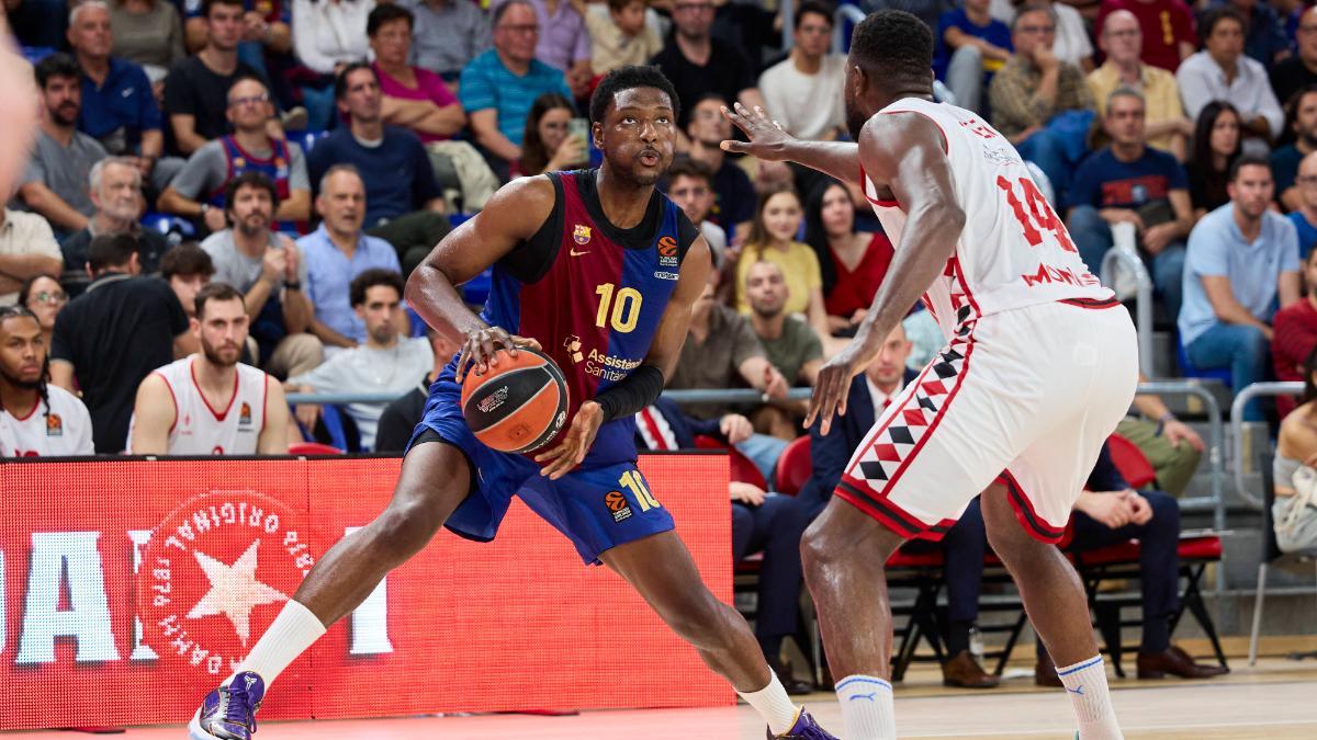 El Barça, en el duelo contra el Mónaco en fase regular