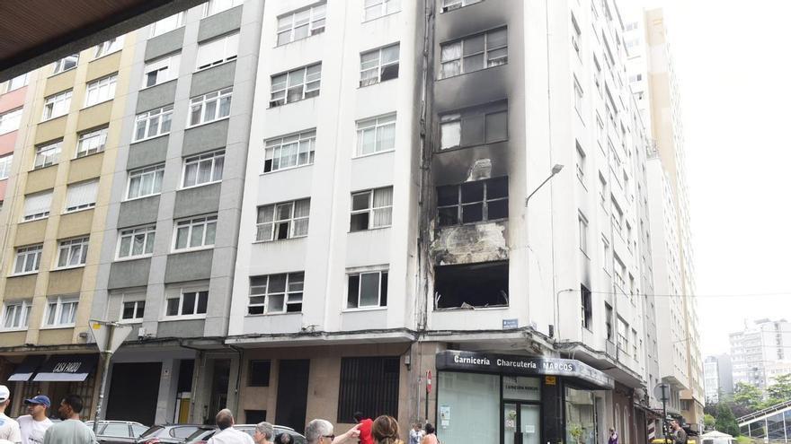 Un patinete eléctrico apunta a ser la causa de un incendio en un piso de A Coruña: dos personas con pronóstico reservado