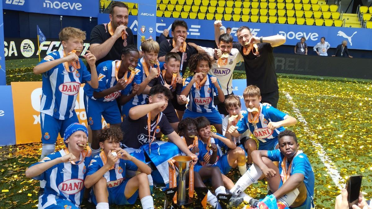 El Espanyol se proclamó campeón en Villarreal