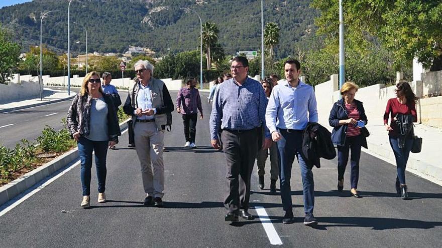 Calp abre al tráfico el primer tramo del vial J, que se llamará Felipe VI