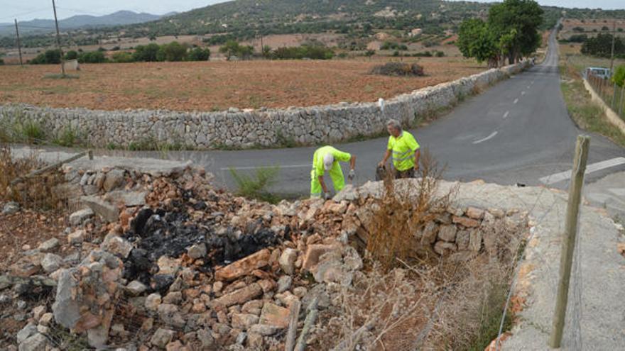 Muere un conductor en Manacor tras incendiarse su vehículo