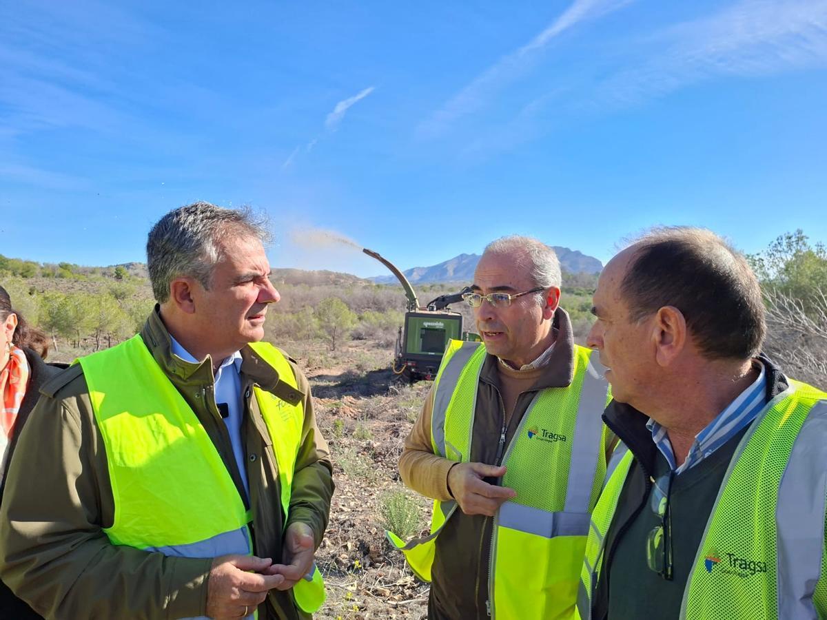 El consejero Juan María Vázquez, en su visita a Coto Cuadros