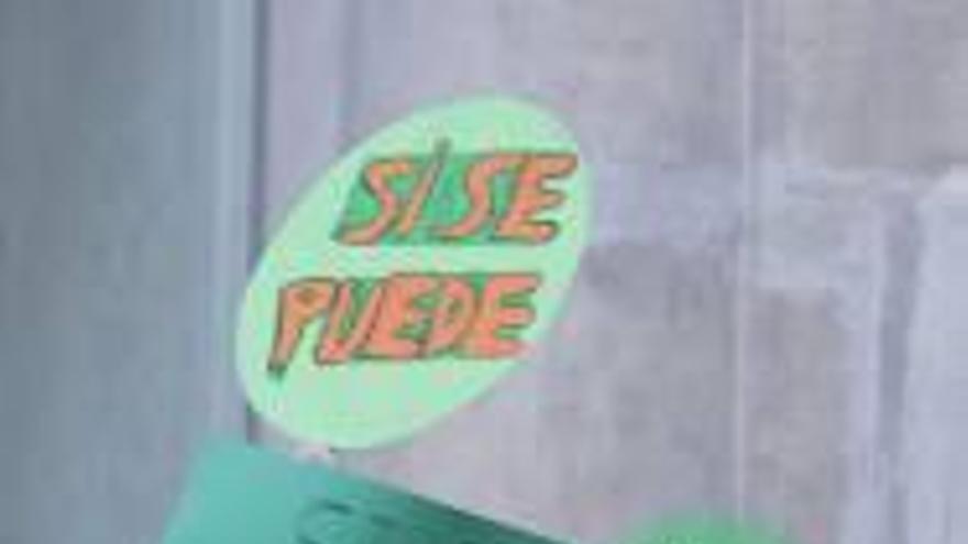 Protesta de la plataforma antidesahucios.