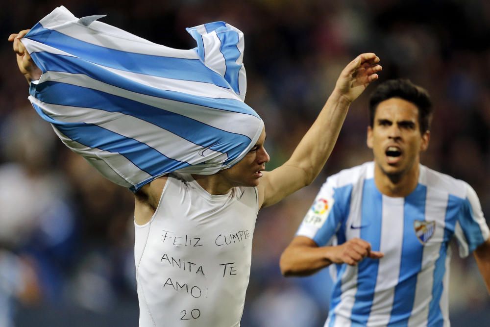 El Sporting pierde ante el Málaga y se complica la permanencia